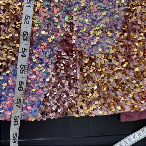 NWT Free People Multicolor Sequin Halter Dress - Picture 5 of 9